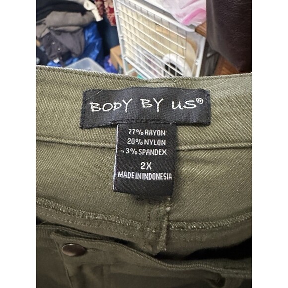 Body By Us Size 2X Skinny Ankle Pants L22 - Picture 6 of 6